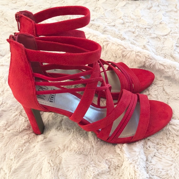 Impo Shoes - 👠 Red Strappy Heels 👠